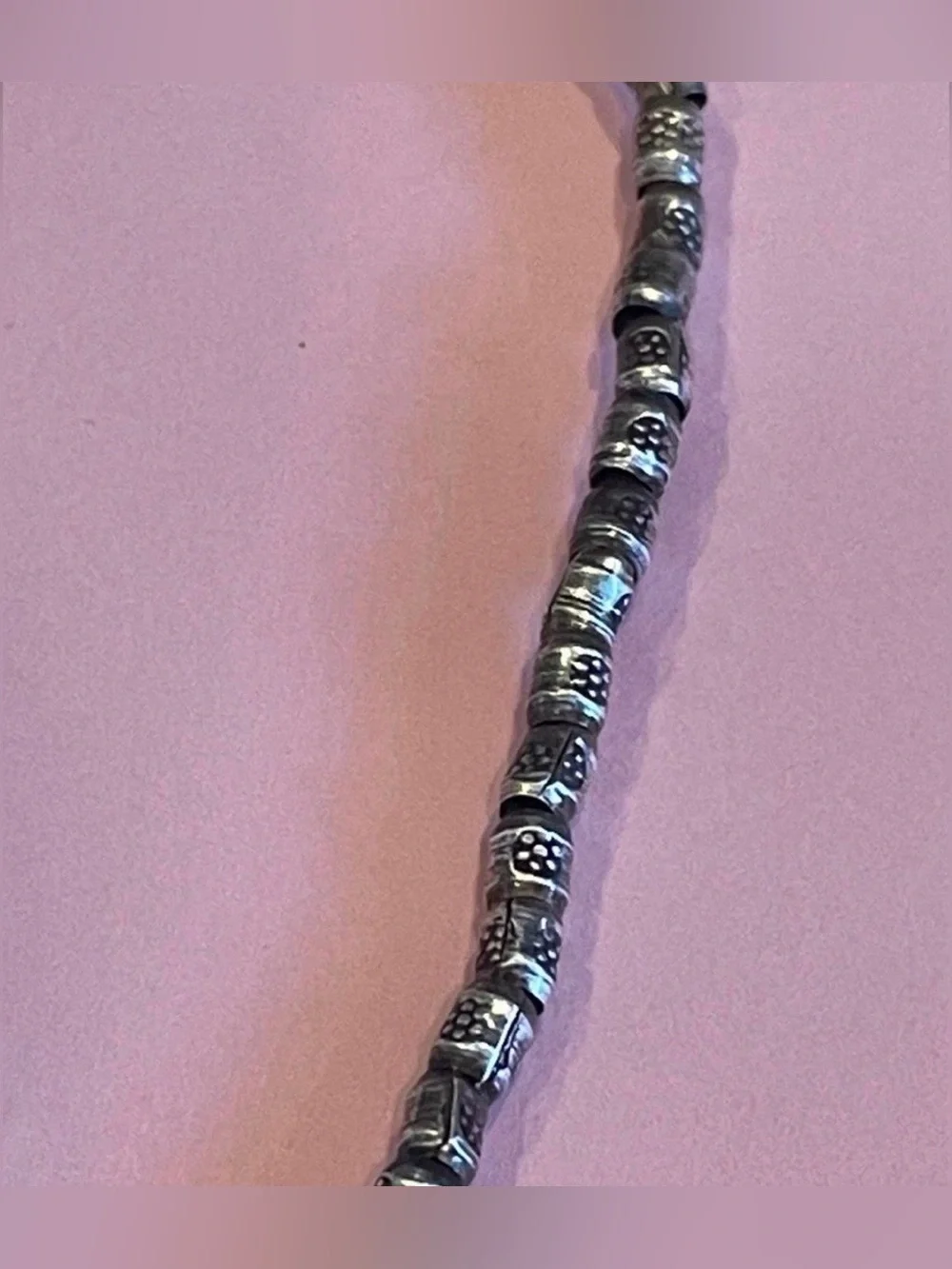 Sterling Silver & Meteorite Necklace #8350